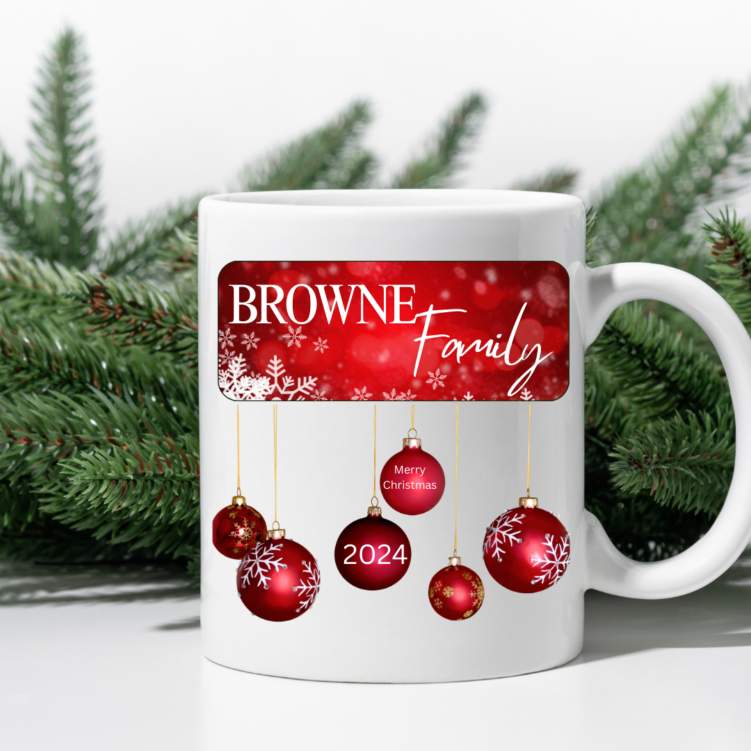 Christmas Family Mug 1A (Customized)